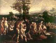 SCOREL, Jan van The Baptism of Christ sag Spain oil painting artist